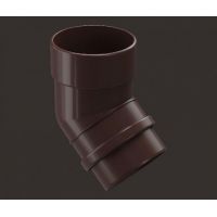 Колено трубы 45° Шоколад Колено трубы 45° Шоколад